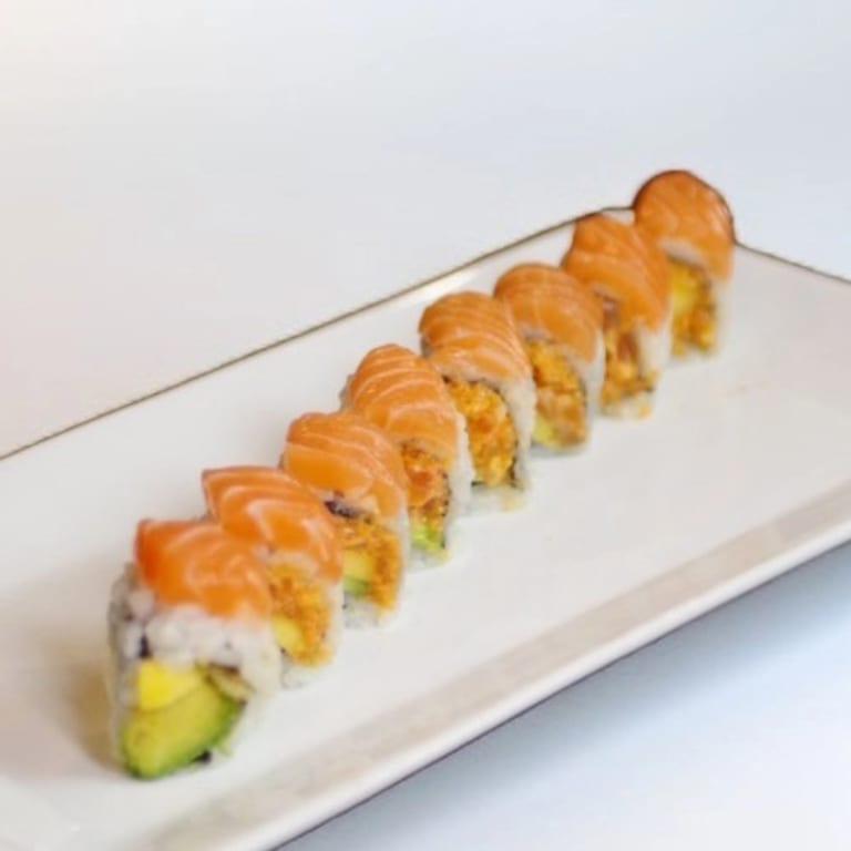 Savor our salmon roll