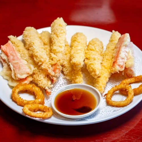 Seafood Tempura Entree.