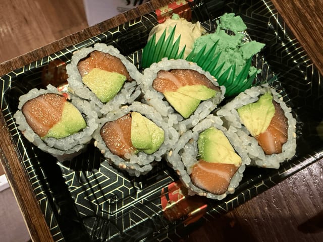 Salmon Avocado Roll.