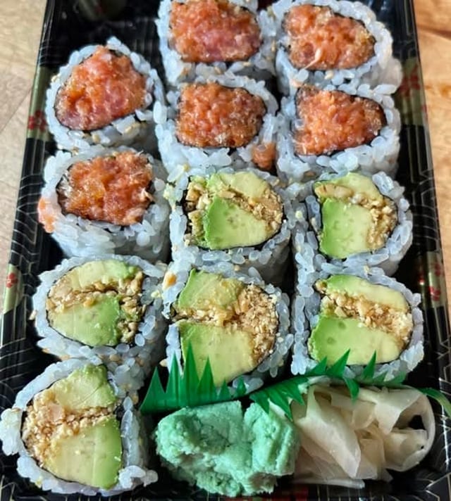 Peanut Avocado Roll.